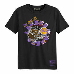 Los Angeles Lakers Preschool In The Net T-Shirt Black | Mitchell & Ness Near Me
