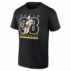David Pastrnak Boston Bruins Player Show T-Shirt - Black - NHL 202742467
