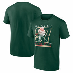 Kirill Kaprizov Minnesota Wild Player Show T-Shirt - Green - NHL 202742538
