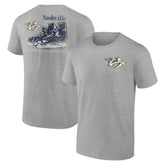 Nashville Predators Glory Skates T-Shirt - Heather Gray - NHL 202742552
