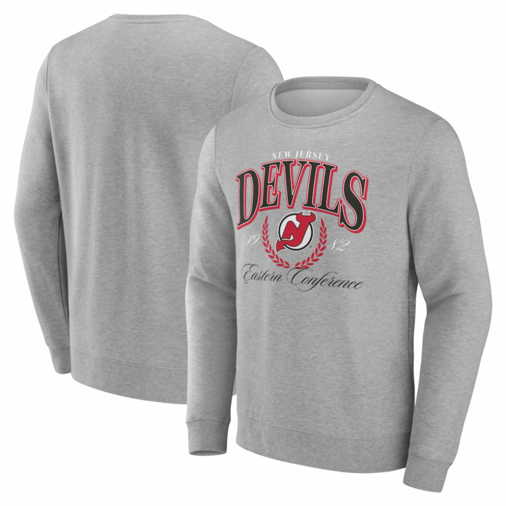New Jersey Devils Reign Supreme Pullover Sweatshirt - Gray - NHL 202742556
