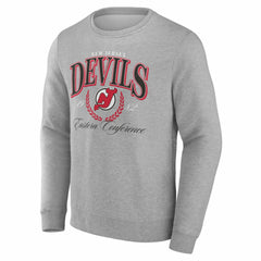 New Jersey Devils Reign Supreme Pullover Sweatshirt - Gray - NHL 202742556
