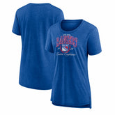 New York Rangers Women's Reign Supreme Tri-Blend T-Shirt - Blue - NHL 202742568