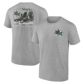 San Jose Sharks Glory Skates T-Shirt - Heather Gray - NHL 202742592