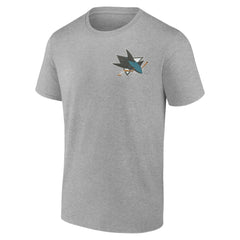 San Jose Sharks Glory Skates T-Shirt - Heather Gray - NHL 202742592
