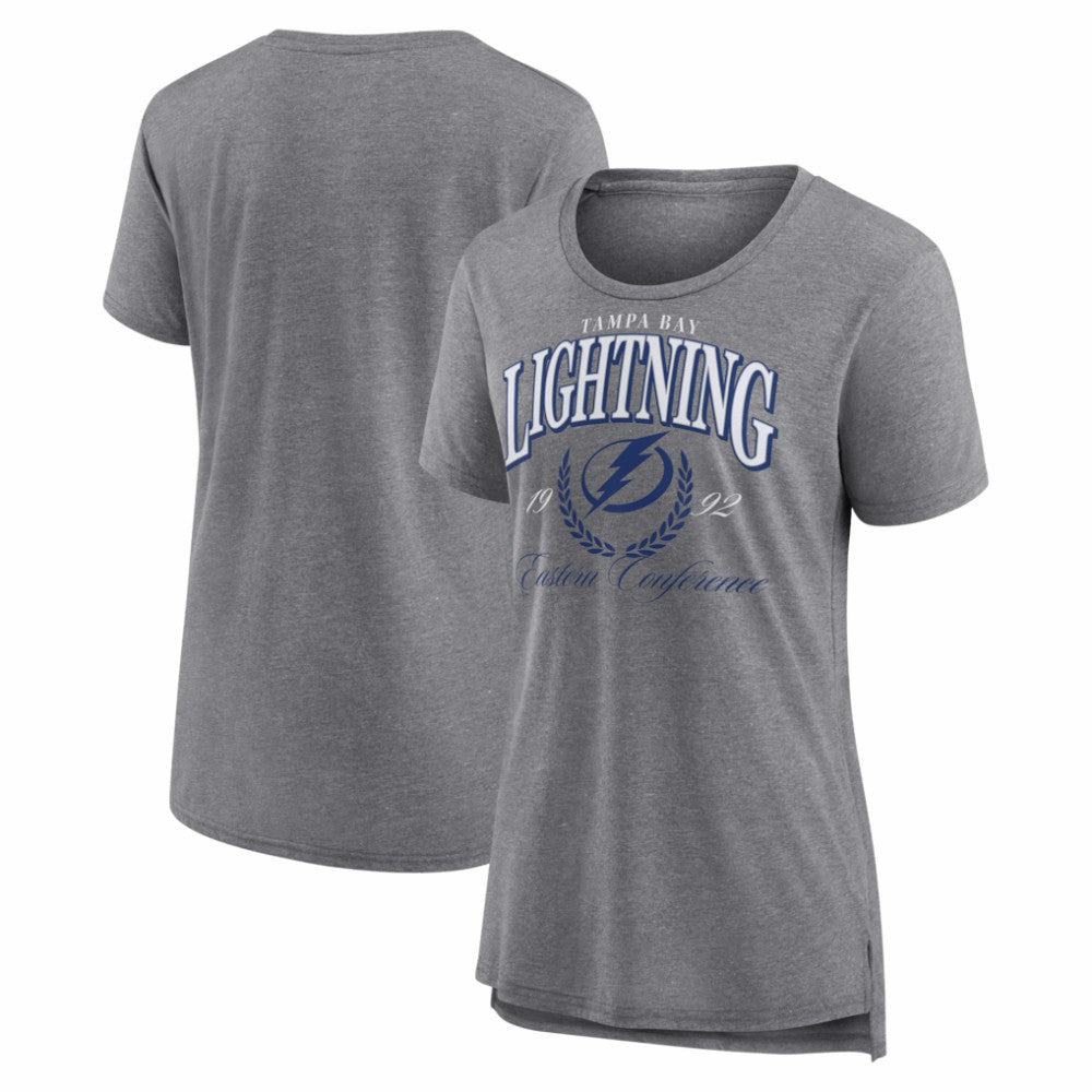 Tampa Bay Lightning Women's Reign Supreme Tri-Blend T-Shirt - Gray - NHL 202742604