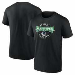 Vancouver Canucks Honor Circle T-Shirt - Black - NHL 202742622