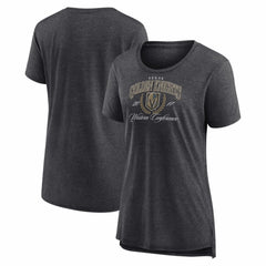 Vegas Golden Knights Women's Reign Supreme Tri-Blend T-Shirt - Gray - NHL 202742630