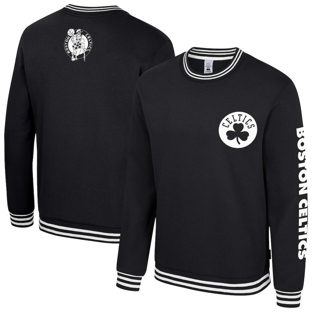 Boston Celtics Stadium Essentials Unisex Half-Time 2 Pullover Sweatshirt Black