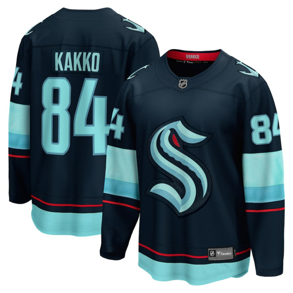 Kaapo Kakko Seattle Kraken Fanatics Home Breakaway Player Jersey - Deep Sea Blue - NHL 202748440