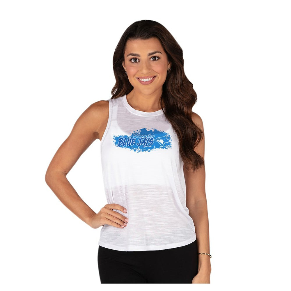 Toronto Blue Jays Concepts Sport Women's Infuse Slub Tank Top - White - MLB Online