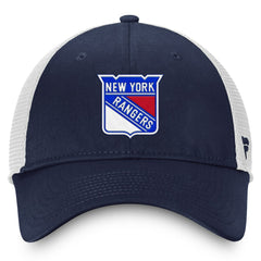 New York Rangers Fanatics Core Primary Logo Trucker Adjustable Hat - Blue/White - NHL 202753524