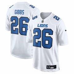 Nike Jahmyr Gibbs Detroit Lions Tundra Fashion Game Jersey White