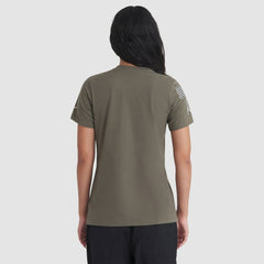 Nike Houston Texans Women's 2025 Salute to Service Sideline T-Shirt Olive