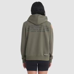 Nike Jacksonville Jaguars Women's 2025 Salute to Service Sideline Standard Issue Dri-FIT Hoodie Olive
