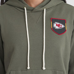 Nike Kansas City Chiefs Women's 2025 Salute to Service Sideline Standard Issue Dri-FIT Hoodie Olive