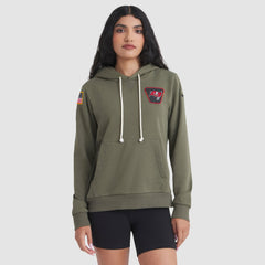 Nike Tampa Bay Buccaneers Women's 2025 Salute to Service Sideline Standard Issue Dri-FIT Hoodie Olive
