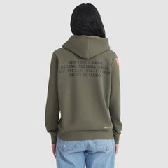 Nike New York Giants Women's 2025 Salute to Service Sideline Standard Issue Dri-FIT Hoodie Olive