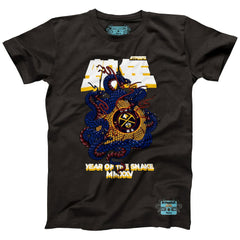 Denver Nuggets NBALab x Hyperfly Unisex Year of the Snake Lunar New Year Collection T-Shirt Heather Black