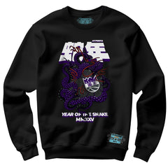 Sacramento Kings NBALab x Hyperfly Unisex Year of the Snake Lunar New Year Collection Sweatshirt Black