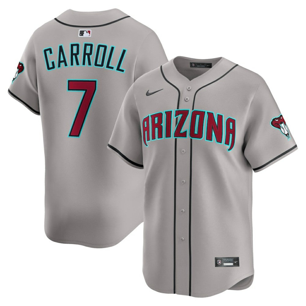 Corbin Carroll Arizona Diamondbacks Nike Road Limited Player Jersey - Gray - Nike Online