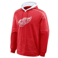 Detroit Red Wings Fanatics Goaltender Defender Pullover Hoodie - Red - NHL 202756675
