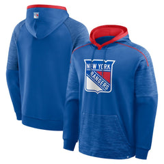 New York Rangers Fanatics Goaltender Defender Pullover Hoodie - Blue - NHL 202756684