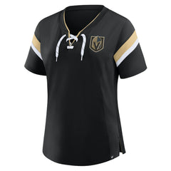 Vegas Golden Knights Fanatics Women's Offside Athena T-Shirt - Black - NHL 202756705