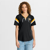 Pittsburgh Penguins Fanatics Women's Offside Athena T-Shirt - Black - NHL 202756706