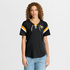 Pittsburgh Penguins Fanatics Women's Offside Athena T-Shirt - Black - NHL 202756706