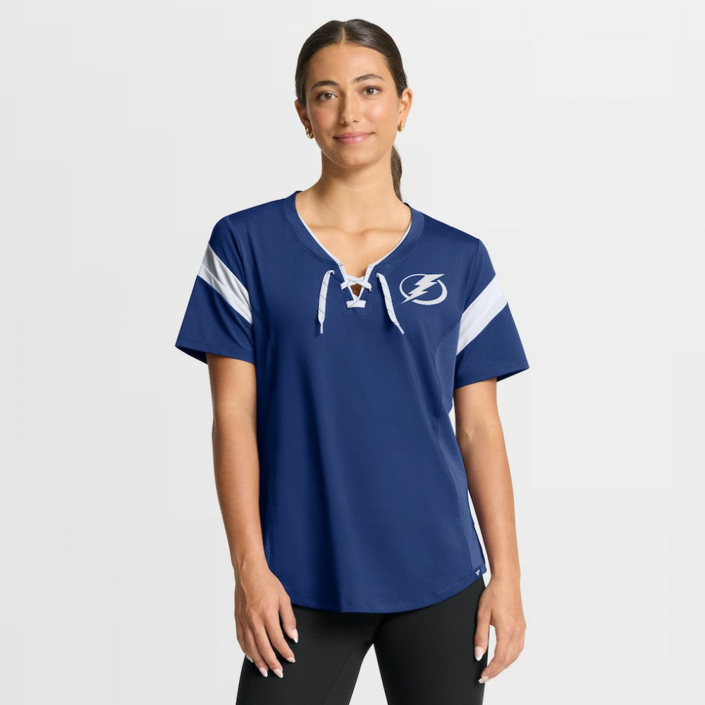 Tampa Bay Lightning Fanatics Women's Offside Athena T-Shirt - Blue - NHL 202756720