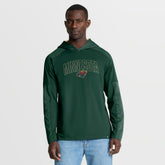 Minnesota Wild Fanatics Penalty Shot Long Sleeve Hoodie T-Shirt - Green - NHL 202756724