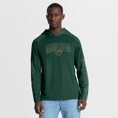 Minnesota Wild Fanatics Penalty Shot Long Sleeve Hoodie T-Shirt - Green - NHL 202756724