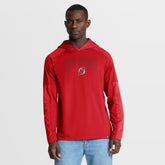 New Jersey Devils Fanatics Penalty Shot Long Sleeve Hoodie T-Shirt - Red - NHL 202756728