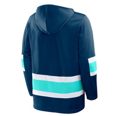 Seattle Kraken Fanatics Prime Time Fleece Hoodie - Deep Sea Blue - NHL 202756748