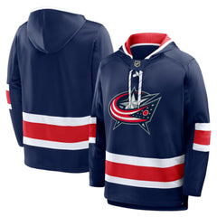 Columbus Blue Jackets Fanatics Prime Time Fleece Hoodie - Navy - NHL 202756754