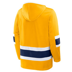 Nashville Predators Fanatics Prime Time Fleece Hoodie - Gold - NHL 202756768