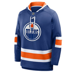Edmonton Oilers Fanatics Prime Time Fleece Hoodie - Royal - NHL 202756770