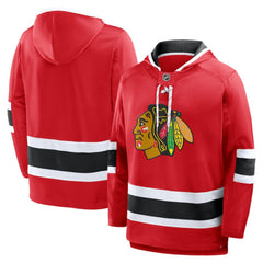 Chicago Blackhawks Fanatics Prime Time Fleece Hoodie - Red - NHL 202756771