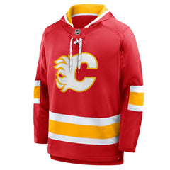 Calgary Flames Fanatics Prime Time Fleece Hoodie - Red - NHL 202756775