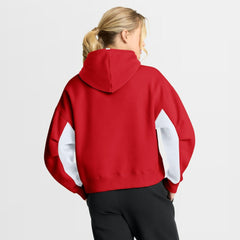 Detroit Red Wings Fanatics Women's Back Check Boxy Hoodie - Red - NHL 202756871