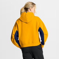 Nashville Predators Fanatics Women's Back Check Boxy Hoodie - Gold - NHL 202756875