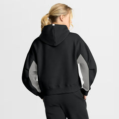 Los Angeles Kings Fanatics Women's Back Check Boxy Hoodie - Black - NHL 202756890