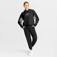 Los Angeles Kings Fanatics Women's Back Check Boxy Hoodie - Black - NHL 202756890