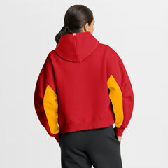 Calgary Flames Fanatics Women's Back Check Boxy Hoodie - Red - NHL 202756891