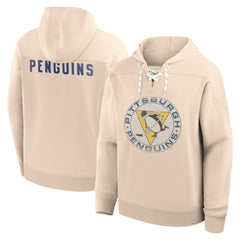 Pittsburgh Penguins Fanatics Vintage Hoodie - Cream - NHL 202756928