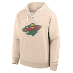 Minnesota Wild Fanatics Vintage Hoodie - Cream - NHL 202756929