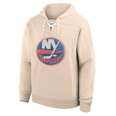 New York Islanders Fanatics Vintage Hoodie - Cream - NHL 202756932