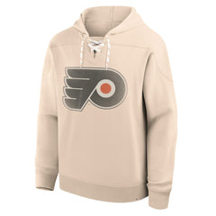 Philadelphia Flyers Fanatics Vintage Hoodie - Cream - NHL 202756942