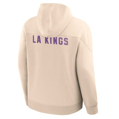 Los Angeles Kings Fanatics Vintage Hoodie - Cream - NHL 202756945